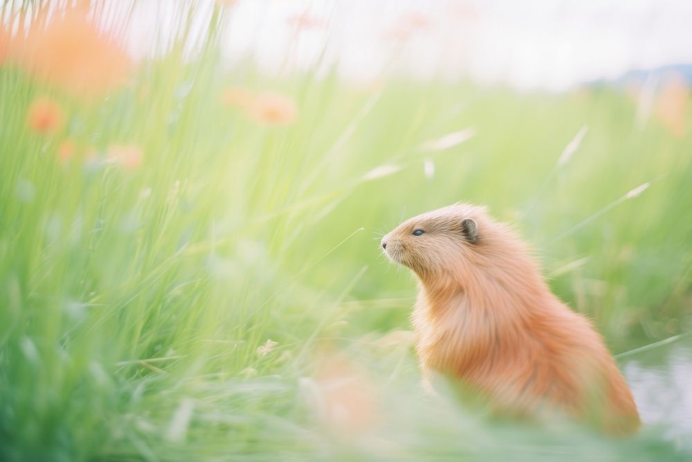 A beaver wildlife animal mammal. AI generated Image by rawpixel.