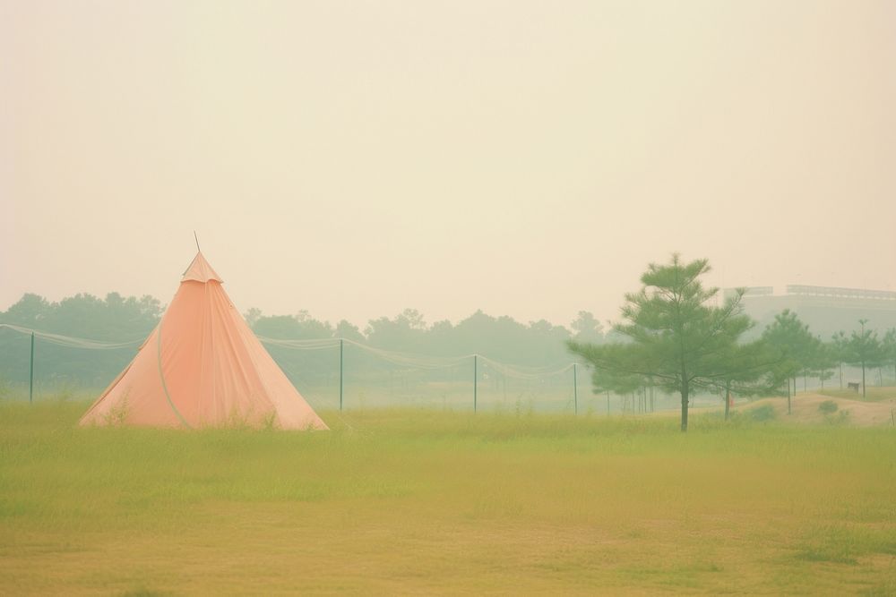 A camp architecture outdoors nature. AI generated Image by rawpixel.