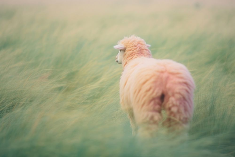 A sheep livestock animal mammal. AI generated Image by rawpixel.