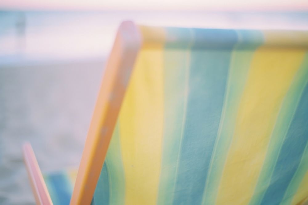 Beach chair furniture outdoors nature. AI generated Image by rawpixel.