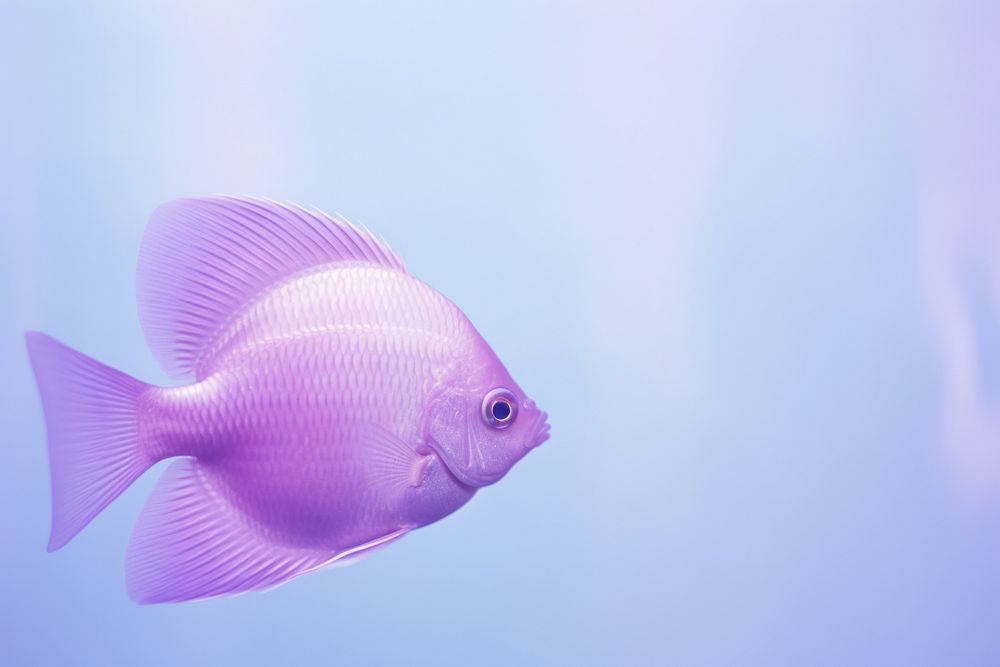 Fish animal purple pomacanthidae.