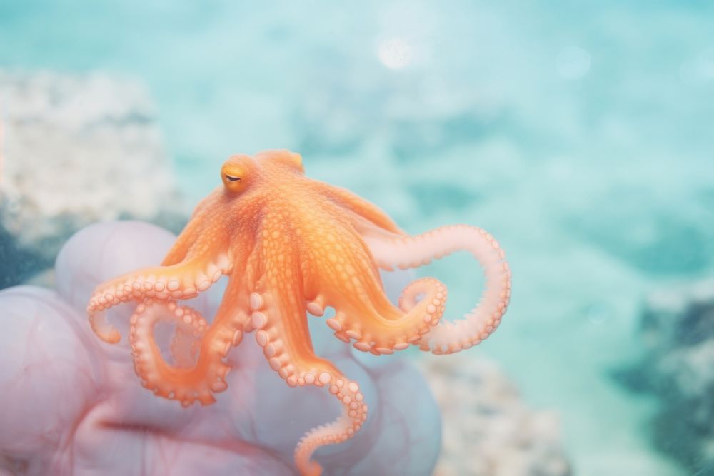 Octopus octopus animal invertebrate. AI generated Image by rawpixel.