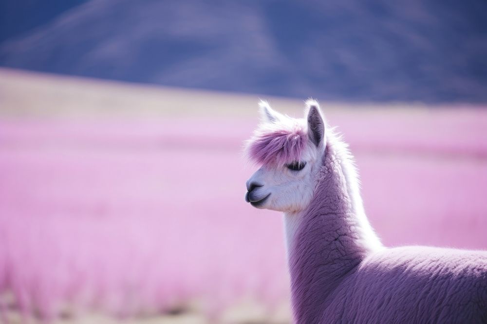 Llama livestock animal mammal.