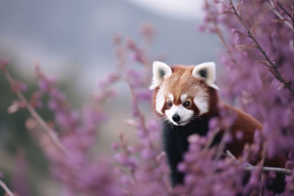 Red panda wildlife animal mammal.