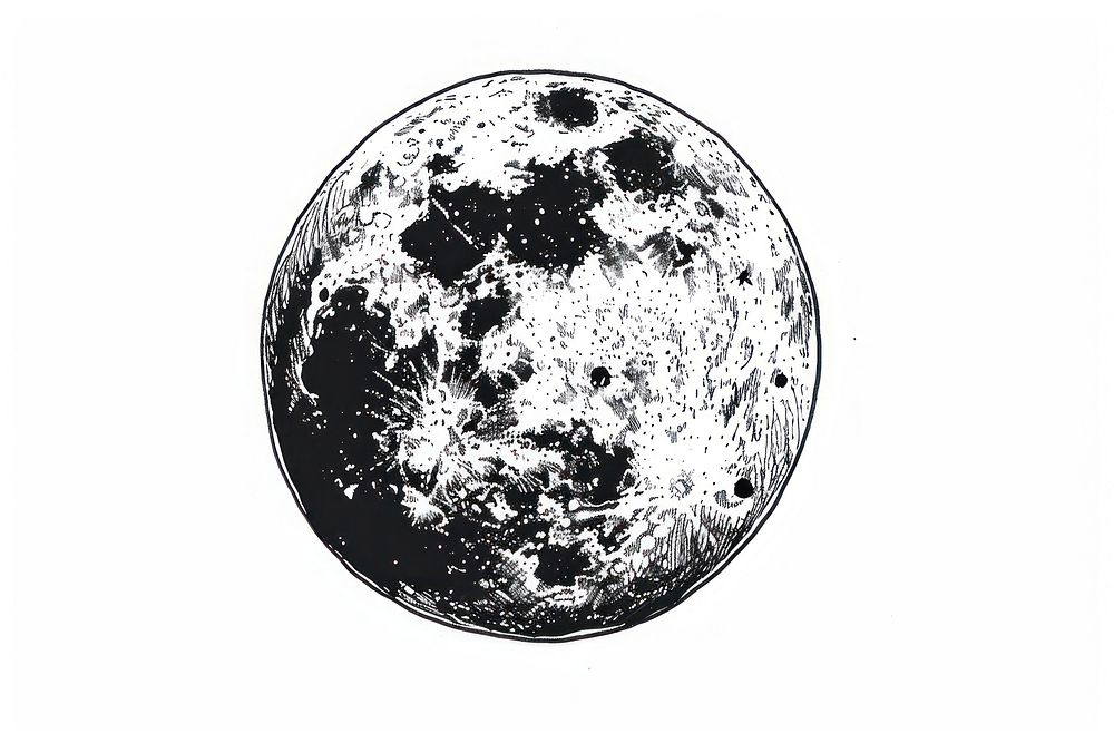 Moon astronomy sphere space.