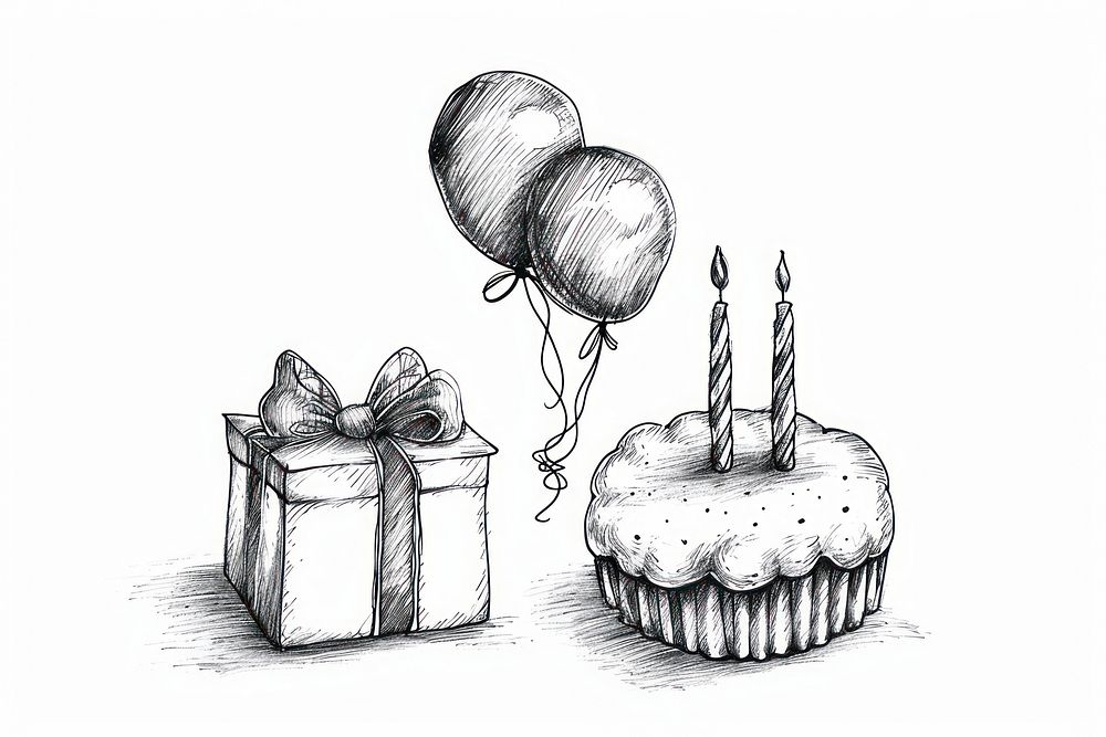 Drawing birthday sketch anniversary.