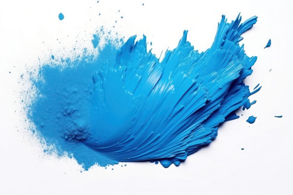Splash blue backgrounds paint white background.