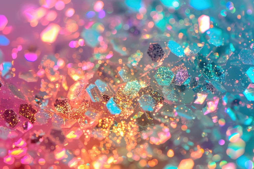 Holographic crystal texture background glitter backgrounds illuminated.