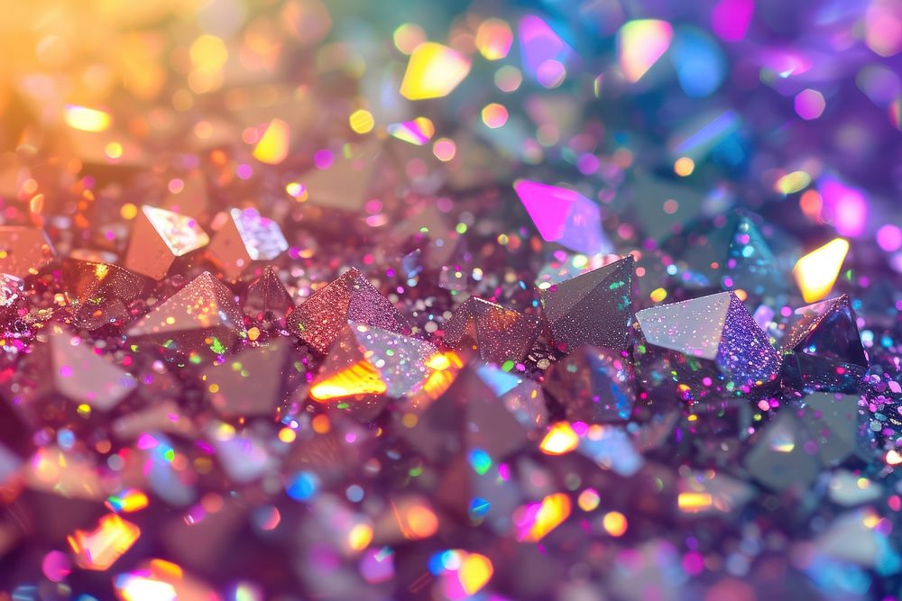 Holographic diamond background glitter backgrounds crystal.