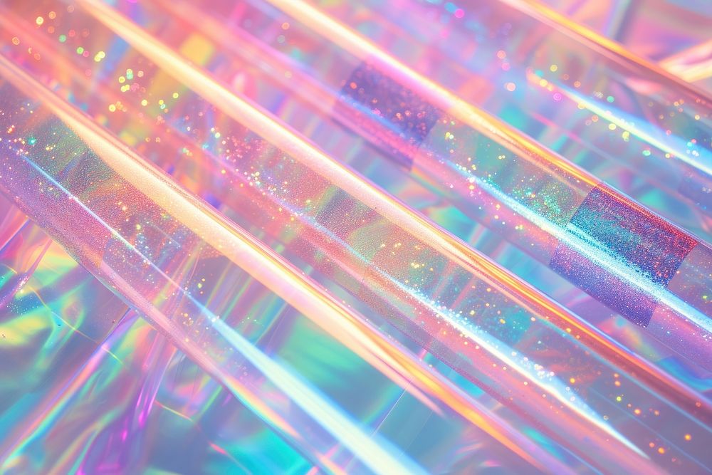 Holographic plastic wrap background light backgrounds rainbow.