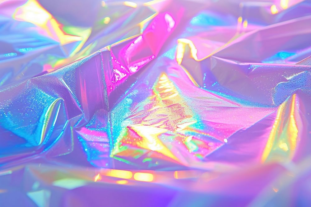 Holographic plastic wrap background backgrounds aluminium abstract.
