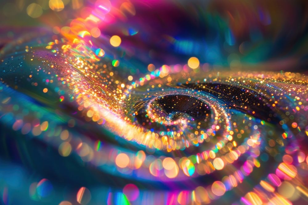 Holographic spiral background glitter backgrounds rainbow.