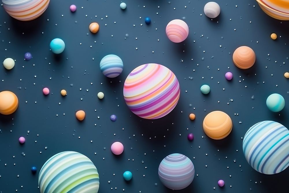  Planets in space pattern backgrounds planet egg. AI generated Image by rawpixel.
