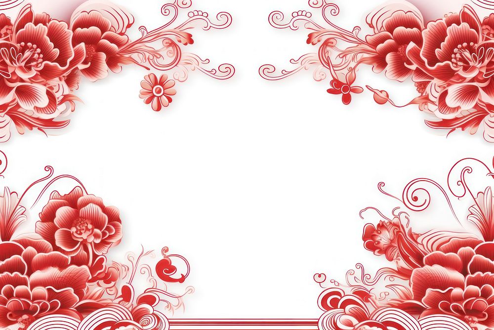 Chinese new year backgrounds pattern flower.