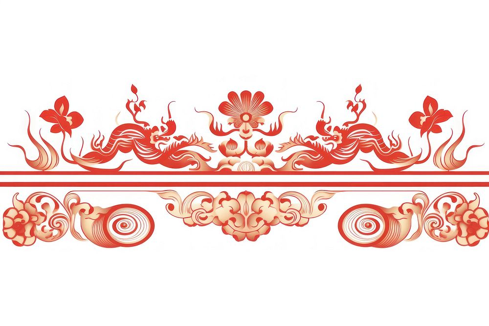 Chinese ornaments pattern creativity wallpaper.