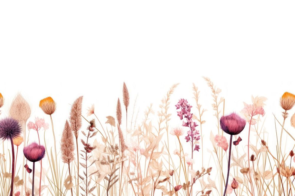 Dried flower backgrounds outdoors nature.