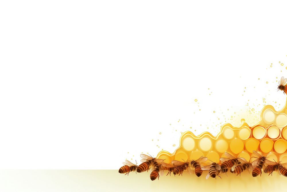 Honey backgrounds honeycomb insect.