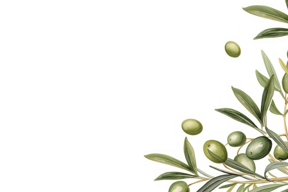 Olive backgrounds plant food.