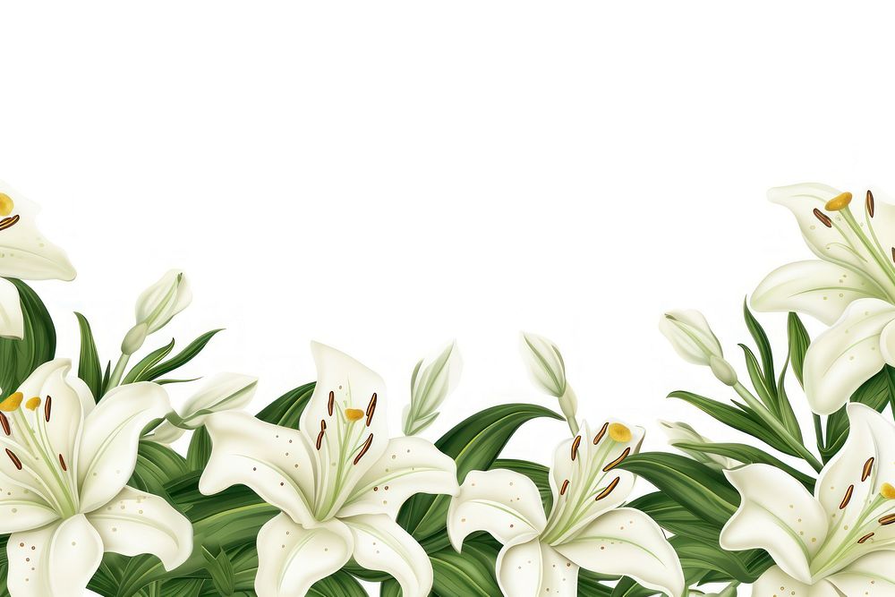 Lily backgrounds flower plant.