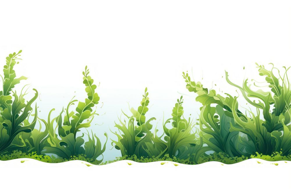 Seaweed plant algae green.