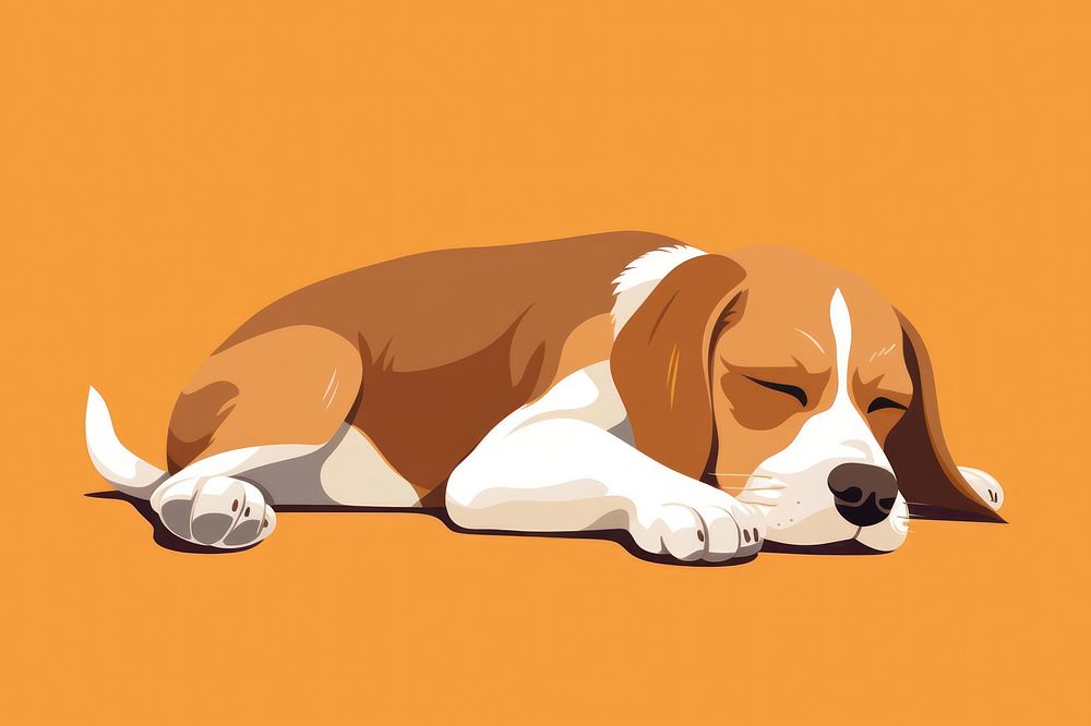 Dog beagle animal mammal. AI generated Image by rawpixel.