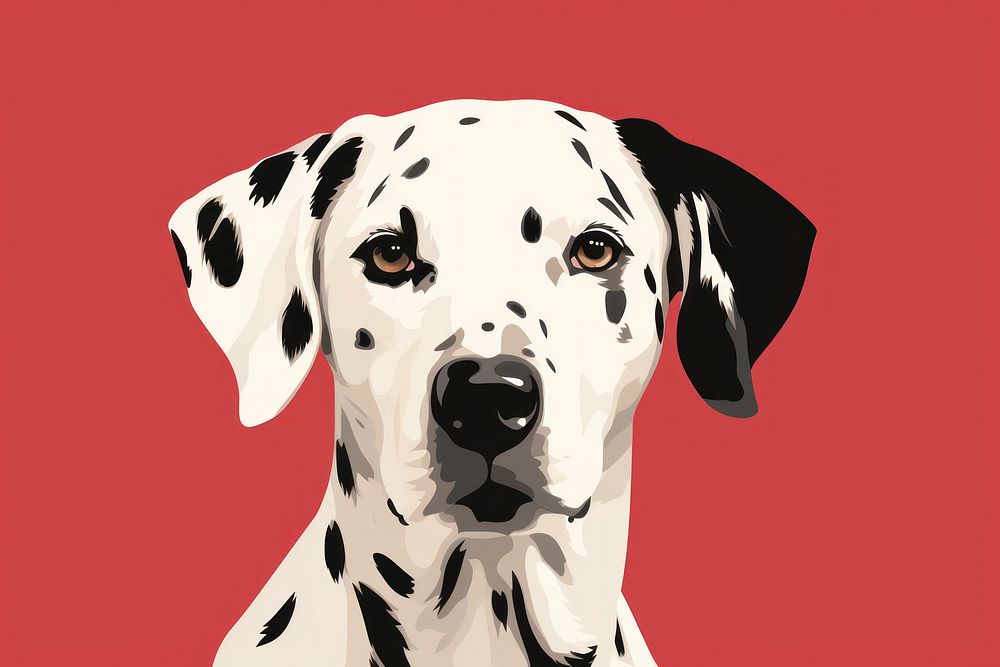 Dalmatian mammal animal pet. AI generated Image by rawpixel.