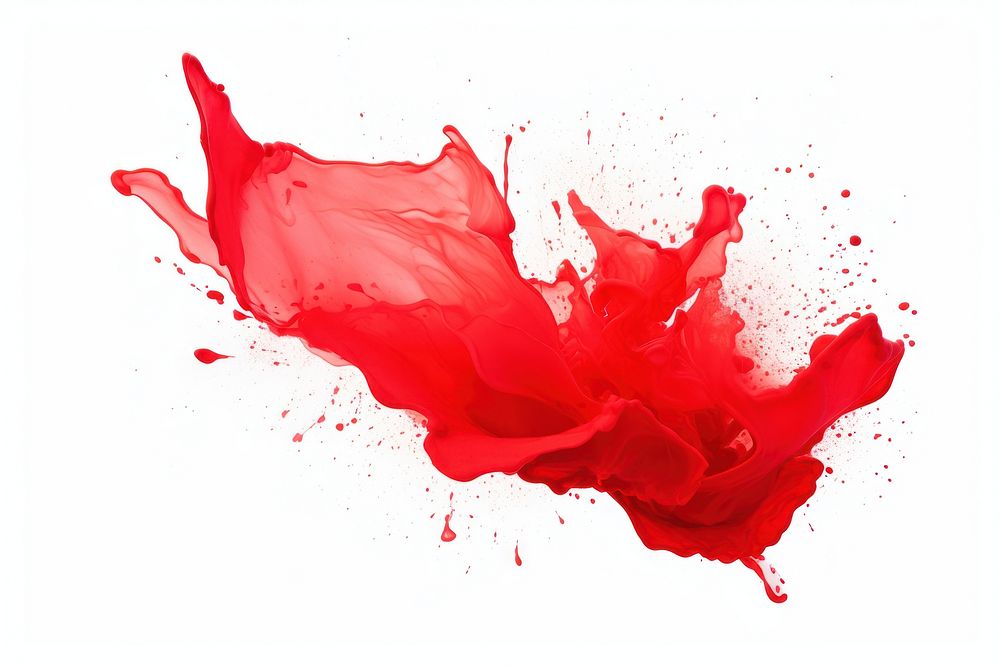Splash red backgrounds petal paint.
