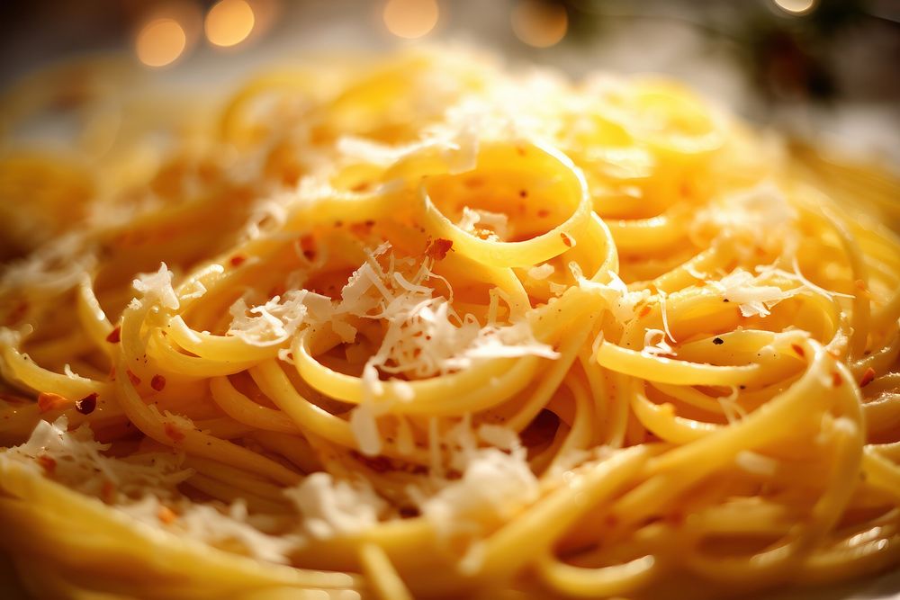 Pasta food spaghetti fettuccine.