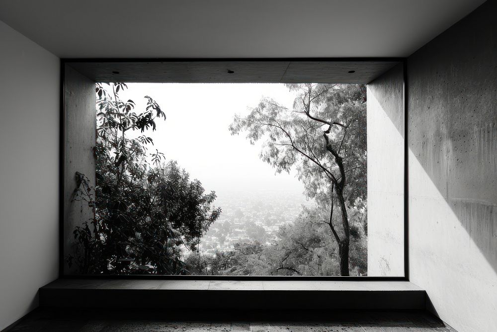 Window see mexico city house architecture tranquility.