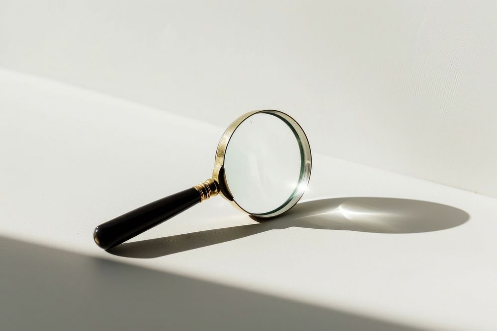 Magnifying glass reflection appliance jewelry. AI generated Image by rawpixel.