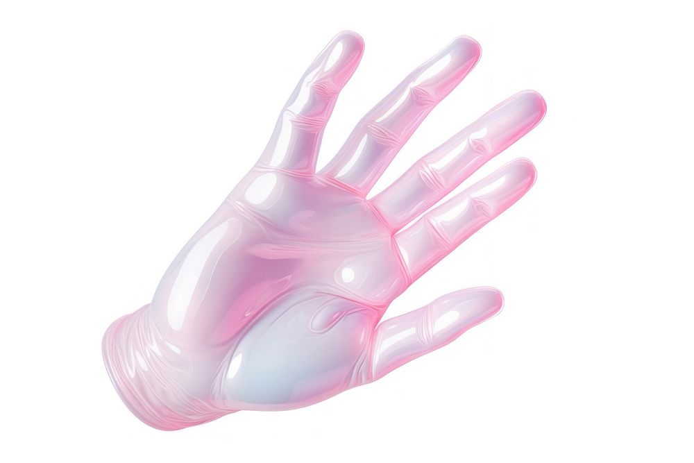 Hand finger glove pink. AI generated Image by rawpixel.