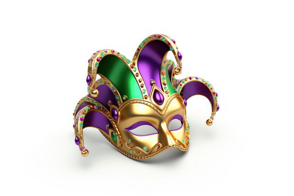 Mardi gras carnival jewelry mask.