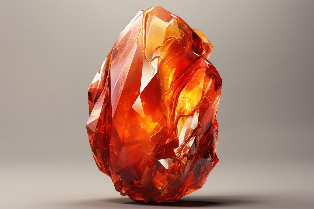 Mars shape gemstone crystal mineral.
