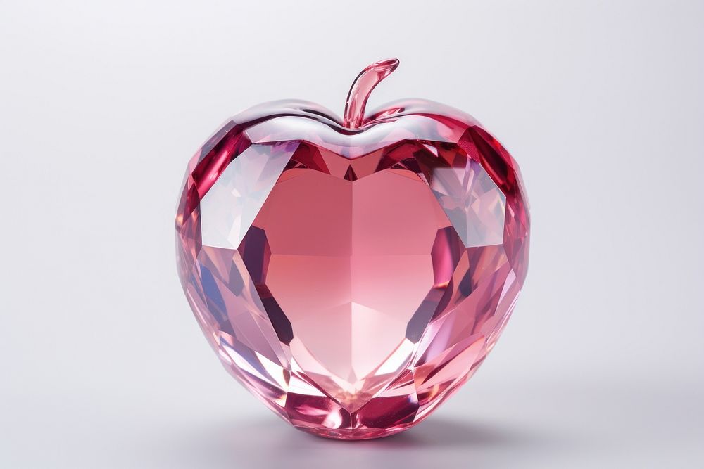 Apple shape gemstone jewelry pomegranate.