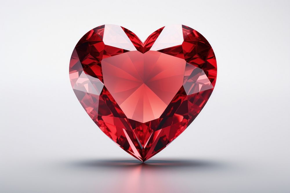 Broken heart shape gemstone jewelry diamond.
