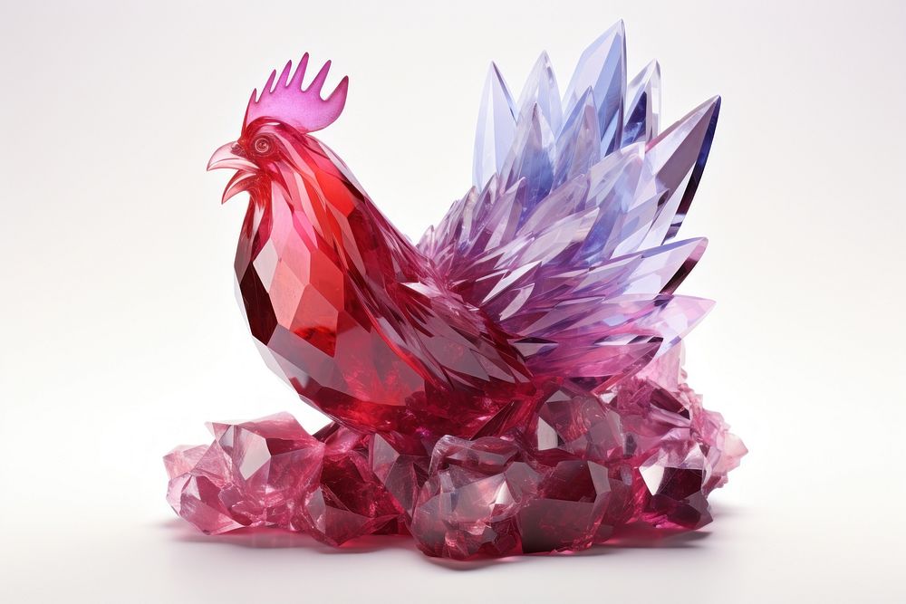 Chicken crystal poultry animal.