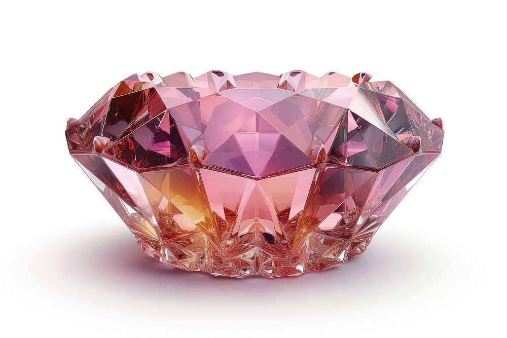 Crown shape gemstone crystal mineral.