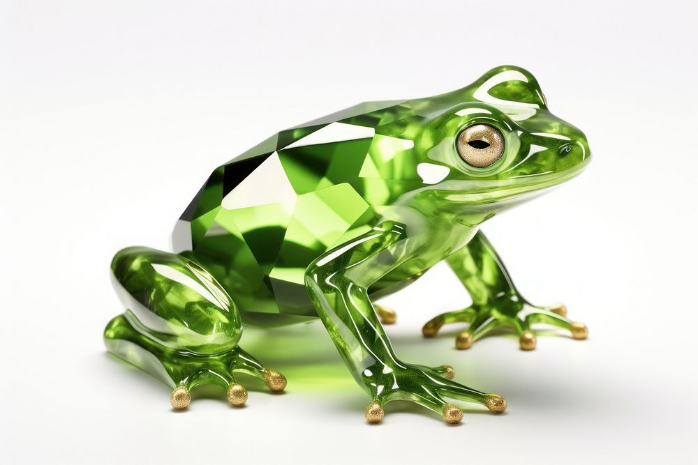 Frog shape gemstone amphibian wildlife | Premium Photo Illustration ...