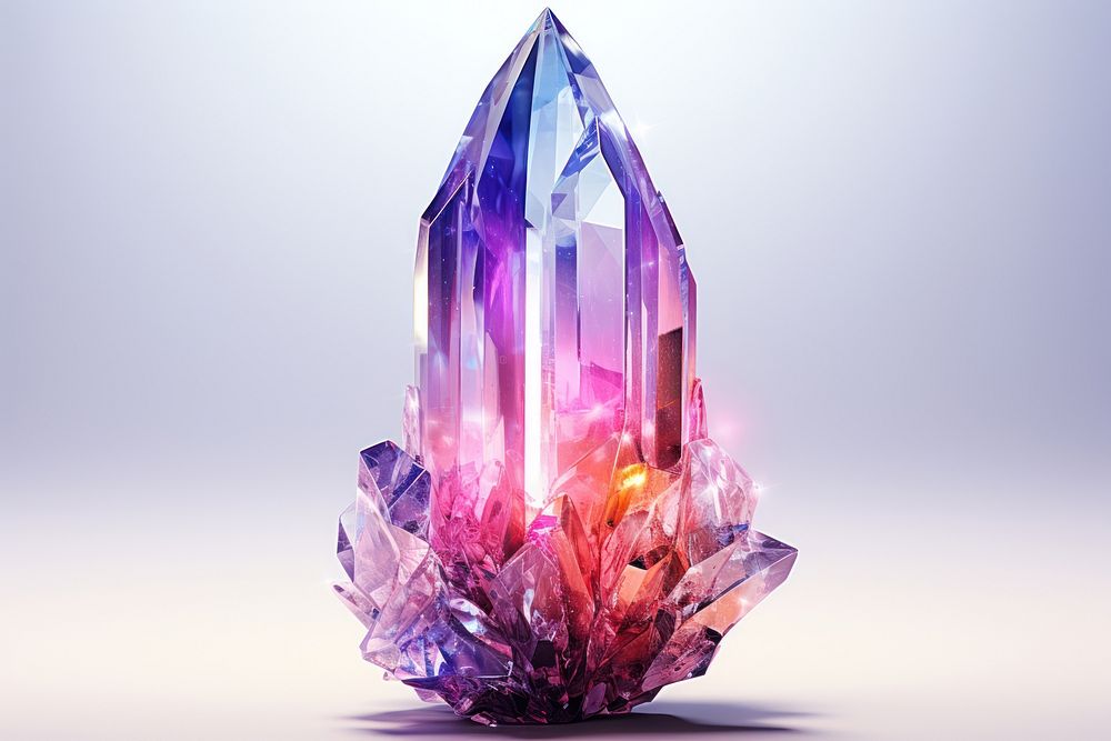 Galaxy gemstone crystal amethyst.