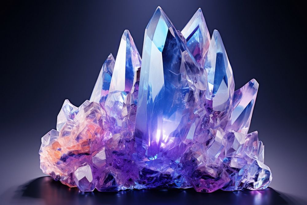 Galaxy gemstone crystal amethyst.