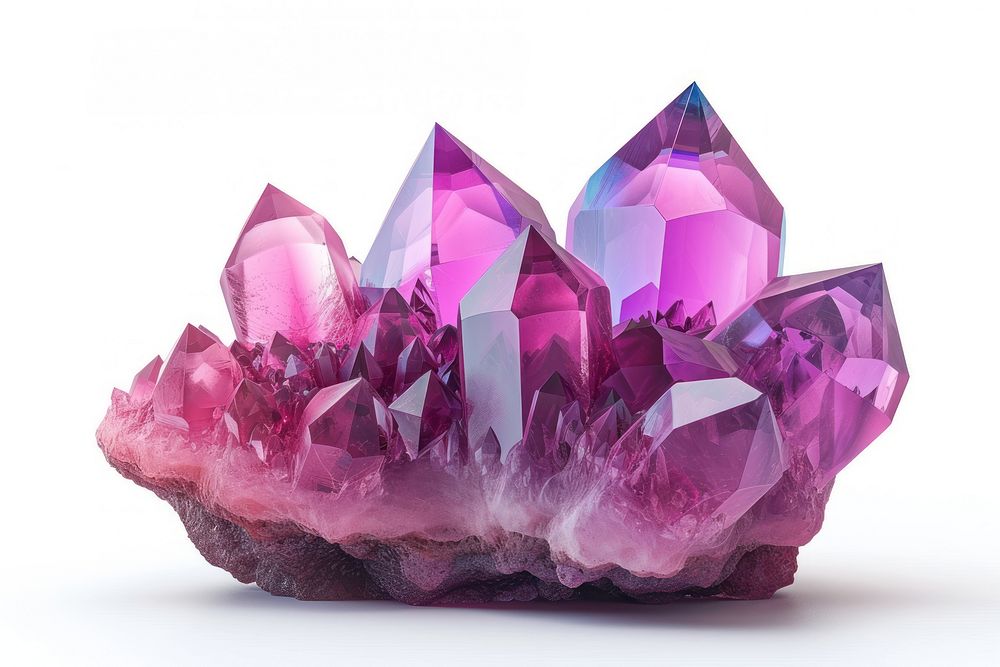 Grape shape gemstone crystal amethyst.