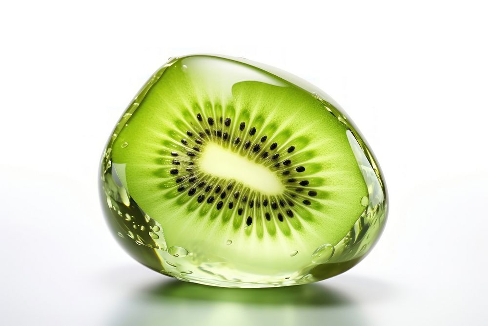 Kiwi shape fruit plant food.