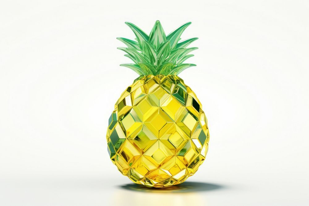 Pineapple shape fruit plant food.