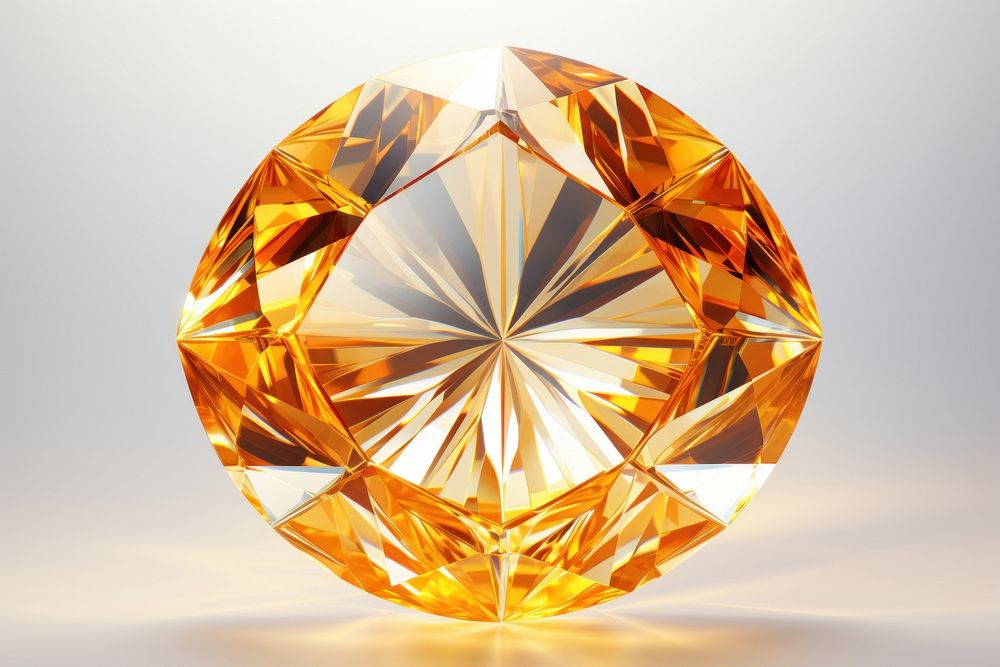 Sun shape gemstone jewelry diamond.