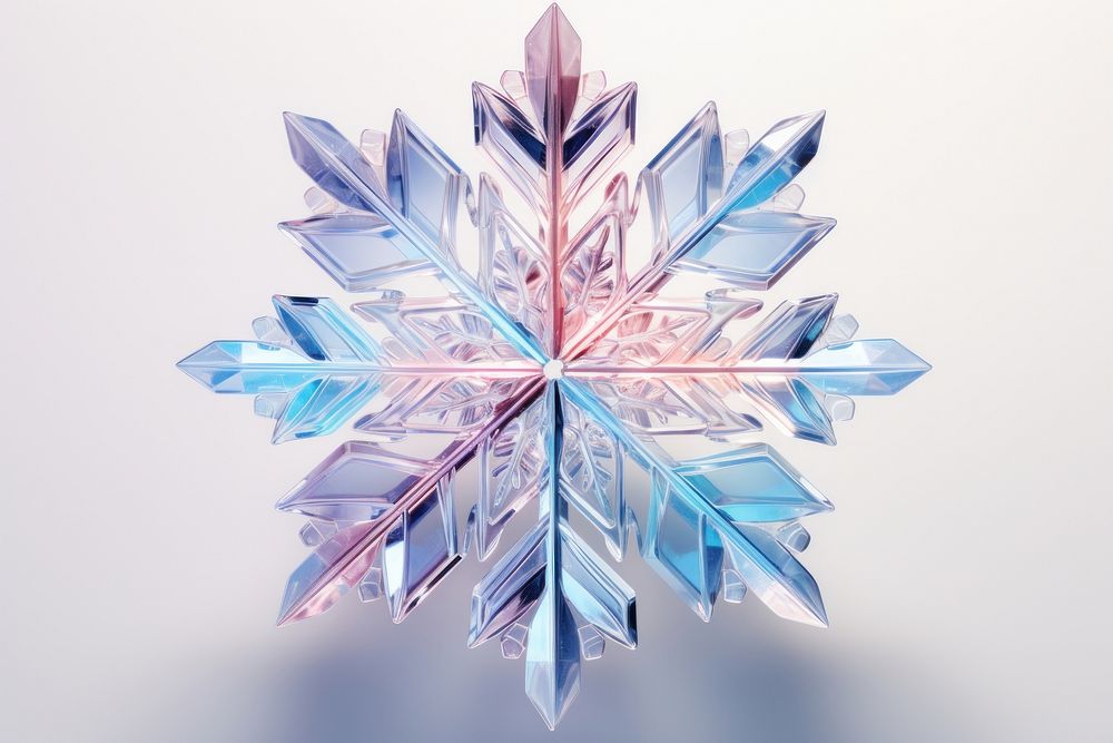 Crystal winter winter snowflake pastel creativity chandelier outdoors.
