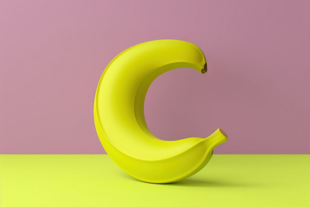 Banana plant vibrant color produce.