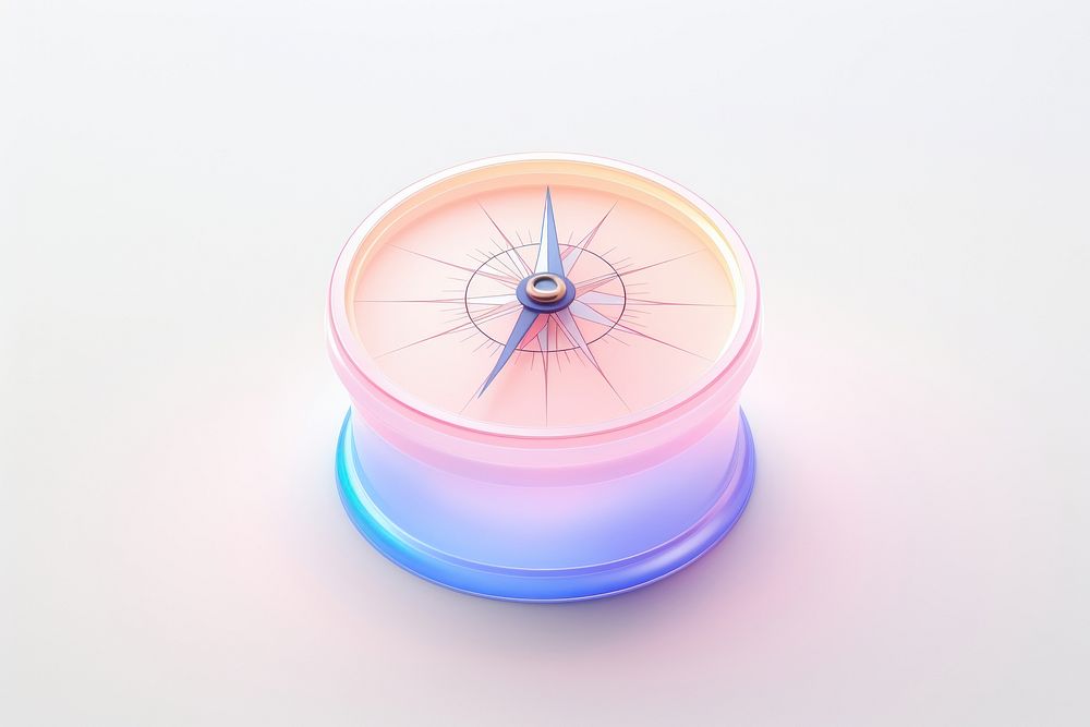 Compass technology lighting circle.