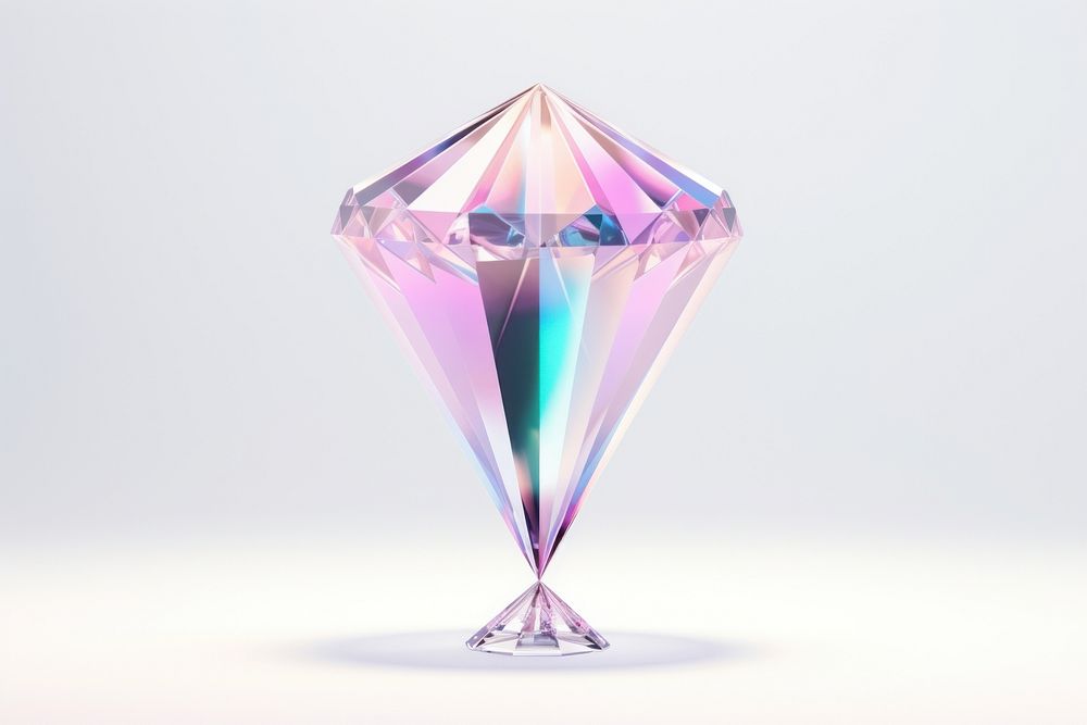 Jewelry crystal diamond glass.