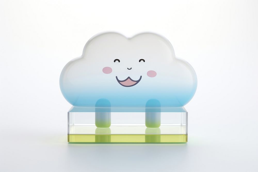 Cloud cloud cartoon smiling.