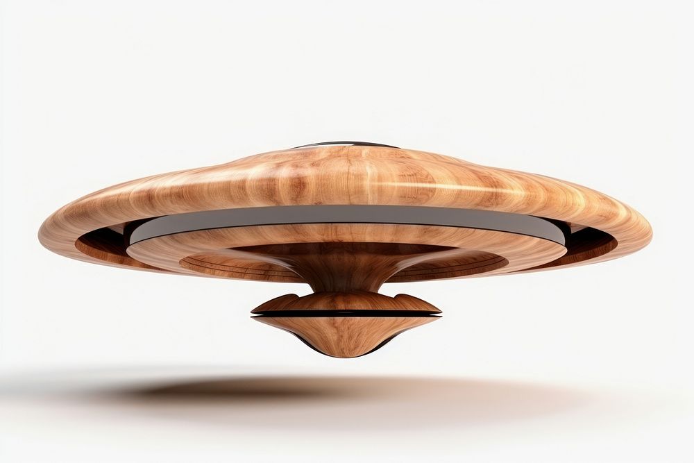 Alien ufo wood furniture table.